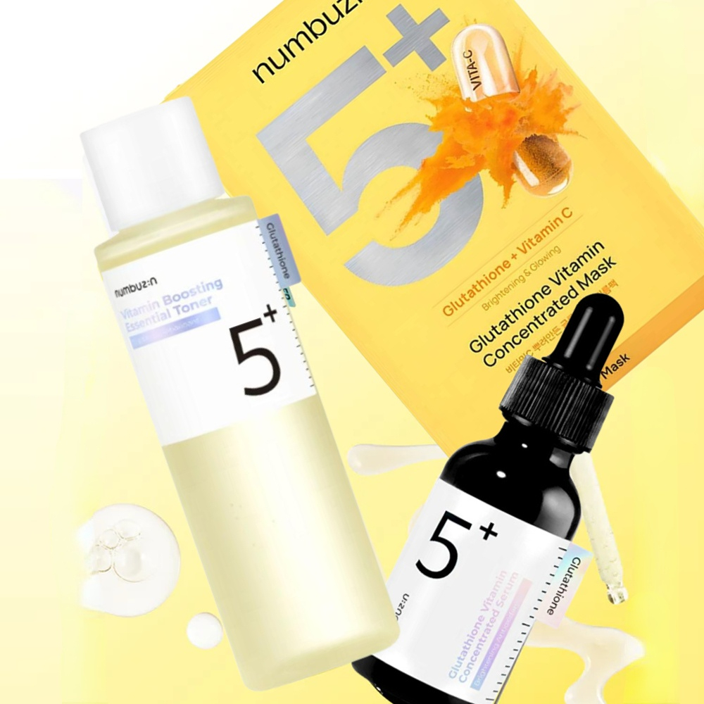 Numbuzin No.5+ Maschera in 5 F - Ferulic Acid Serum recensione e prezzo